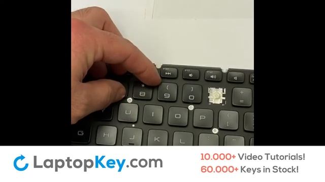 How to Remove Laptop Keyboard Keys and Retainer Clips смотреть онлайн