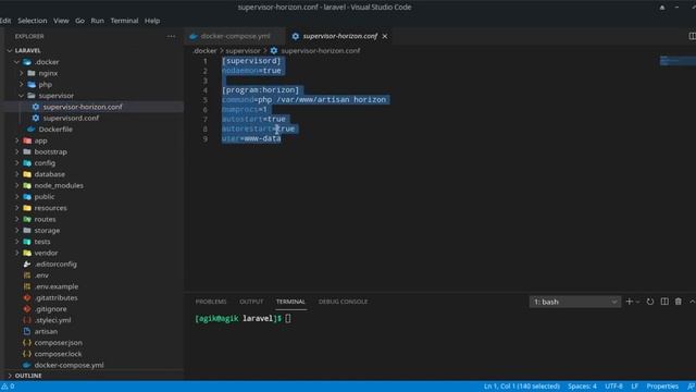 Menjalankan horizon di dalam docker menggunakan supervisor смотреть онлайн