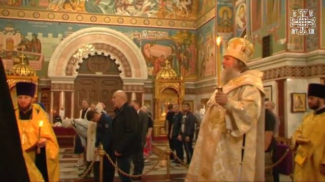 Всенощное бдение в Воскресенском соборе 25082018 смотреть онлайн