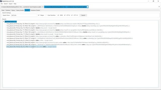 RabbitHole 2 1 New features in the SQLite Reparser смотреть онлайн