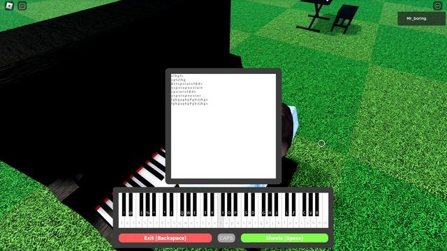 I played once upon a time from Undertale in the Roblox piano sheet in the description смотреть онлайн
