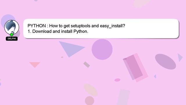 PYTHON : How to get setuptools and easy_install? смотреть онлайн