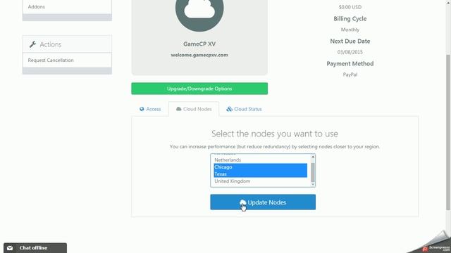 GameCP XV Game Control Panel: How-to select regional nodes смотреть онлайн