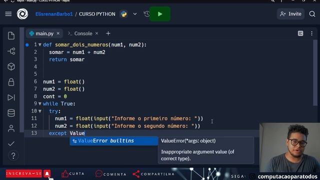 Como programar com funções no python ep1 no Replit смотреть онлайн