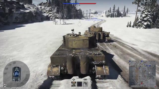 War Thunder Tiger Е [ночные вылазки] смотреть онлайн