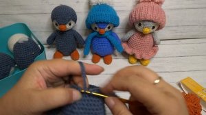 Как связать пингвина крючком.  Простой МК для начинающих.