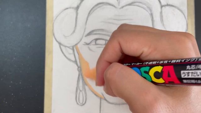 Drawing Portrait of Queen Elizabeth II as young and old lady using posca markers. Very satisfying! смотреть онлайн