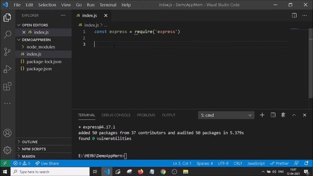 Beginner MERN Stack tutuorial [01] | Express App смотреть онлайн