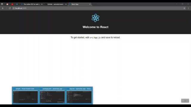 1) Create React App - Learn React js in Tamil смотреть онлайн