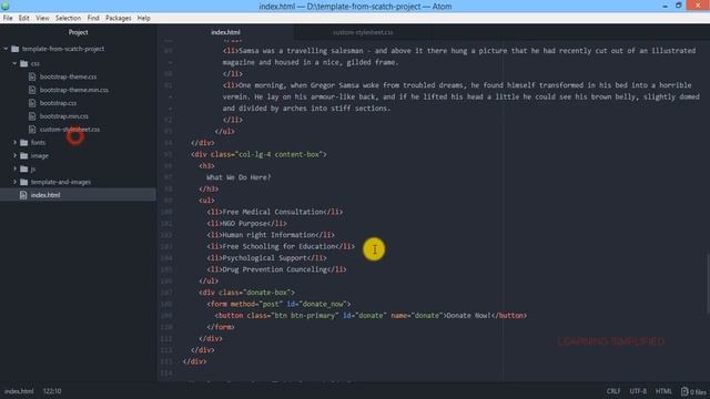 How to Nest Grids with Bootstrap Part 1-Code Template from Scratch смотреть онлайн