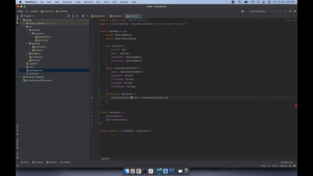 GraphQl server - How to write a mutation (Schema and types) #graphql #jollycoding смотреть онлайн