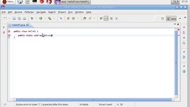 Java Hello World using Eclipse JDT on Raspberry Pi 2/Raspbian смотреть онлайн