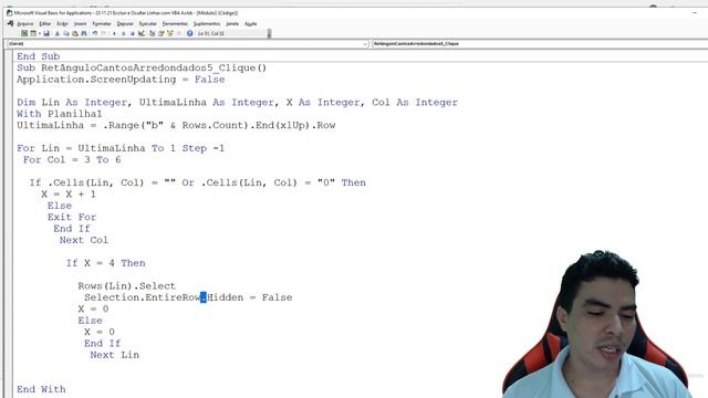 Gerar Imagens com Arquivo Fora da Pasta via VBA, Exibir e Ocultar Linhas com VBA, Duvida Inscritos смотреть онлайн