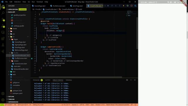 Flutter: Working on Create New Profile Page || Flutter TextFormField || 23 смотреть онлайн