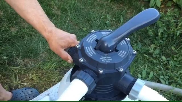 Обратная промывка песчаного фильтра для бассейна INTEX. смотреть онлайн