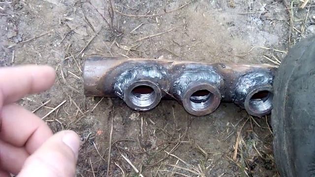 Стальная гребенка для котла из трубы смотреть онлайн