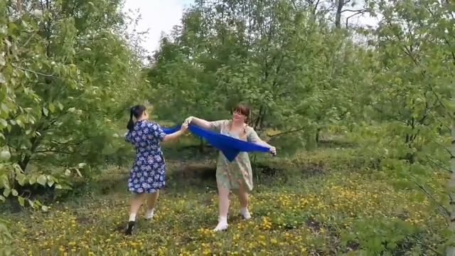 Акция "Синий платочек". Танец "Синий платочек" исполняет творческий коллектив Беломестненского СДК. смотреть онлайн