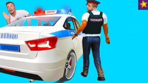 Полицейская ЛАДА ПРИОРА в погоне  Как ИГОРЬ догнал УАЗ преступников