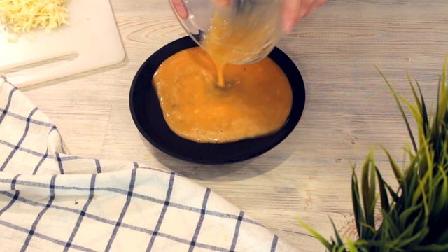 Яичница с сыром и перцем. Вкуснейший Завтрак - Омлет с Овощами и Сыром смотреть онлайн
