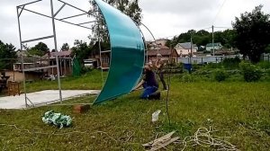 Беседка из металла своими руками. Часть вторая.