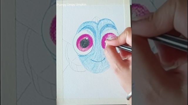 Step by Step Dory Drawing using Colorpencils for Kids #221 смотреть онлайн