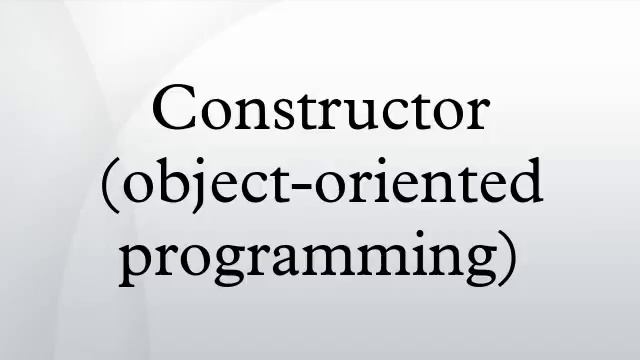 Constructor (object-oriented programming) смотреть онлайн
