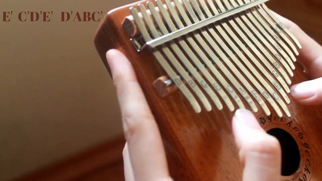 Sen Çal Kapımı Müzikleri - "The Stars Are Dancing" ||| Ellin kalimba tutorial смотреть онлайн