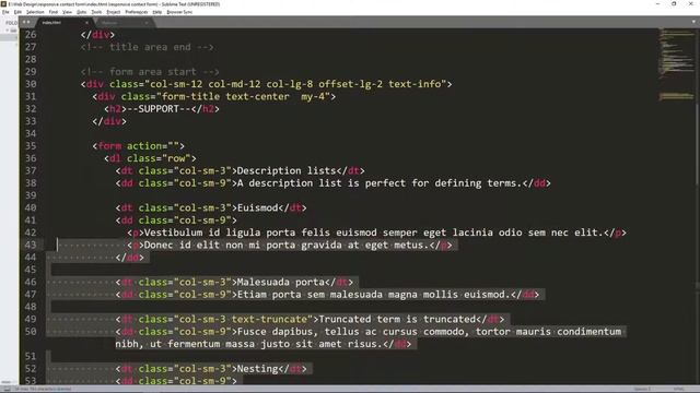 Responsive Contact Form Using Bootstrap смотреть онлайн
