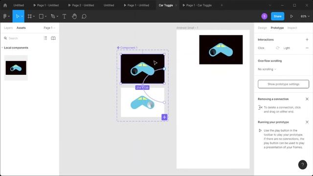 How to Design a Creative Toggle Button For Car Ride application | FIGMA смотреть онлайн