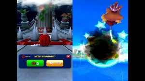 Sonic Dash KNUCKLES VS BLAZE Android iPad iOS Gameplay