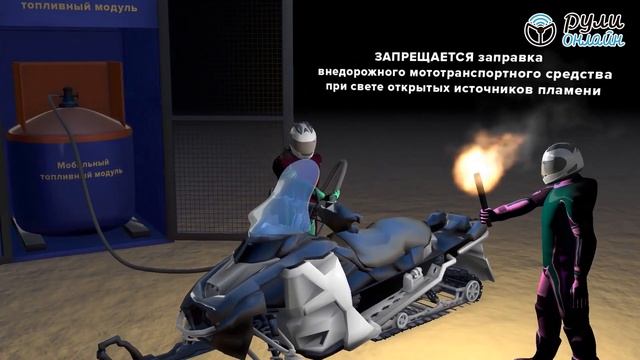 Курс Снегоход и квадроцикл права на категорию А1  Урок 2 Безопасная эксплуатация(отрывок 2)