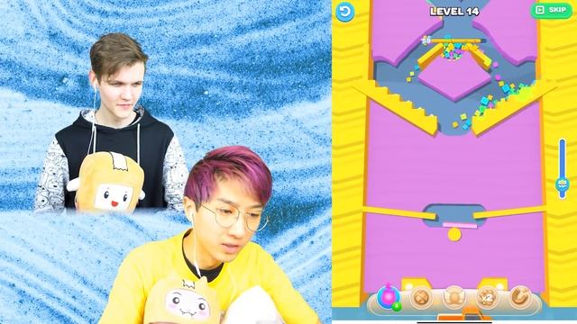 Can We Go NOOB vs PRO vs HACKER In SAND BALLS!? (ALL LEVELS!) смотреть онлайн