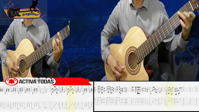 La Llorona - Guitar Cover TABS Tutorial смотреть онлайн