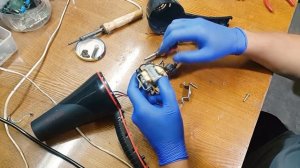 интересный ремонт фена для сушки волос