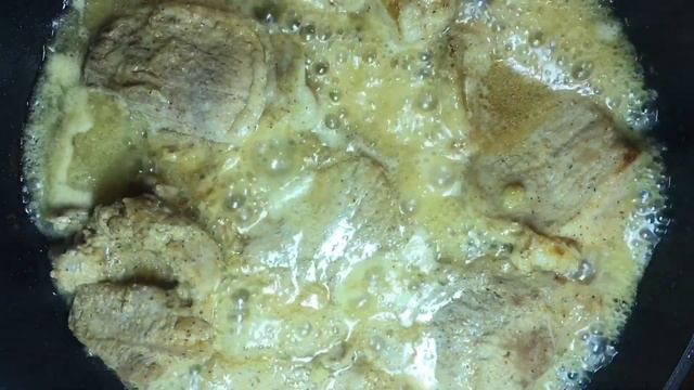 Свинина жареная на сковороде #жарко#свининажареная#рецепты# смотреть онлайн