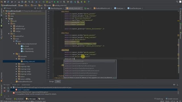 Enviar email(correo electrónico) con imagen desde android смотреть онлайн