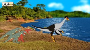 [EN] Tornado beishanlong story, dinosaurs names for children, dinosaurs animationㅣCoCosToy