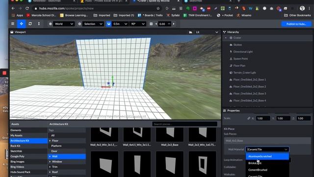 Creating a Virtual Art Gallery in Hubs by Mozilla смотреть онлайн