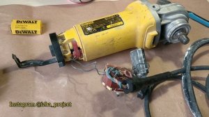 Мини обзор о замене щёток на ушм 125 DeWalt d28136