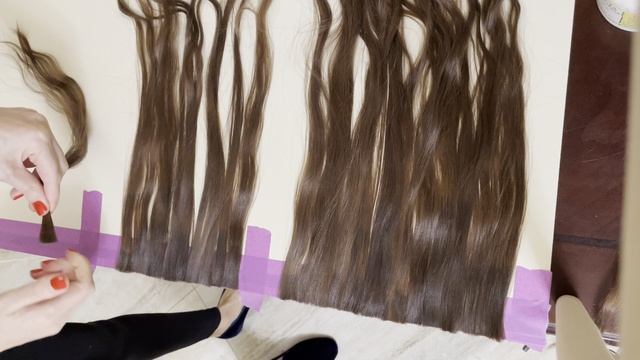 Как лентировать волосы. Как делать биоленты. How To Make Tape Hair. Краснодар.  лентирование волос