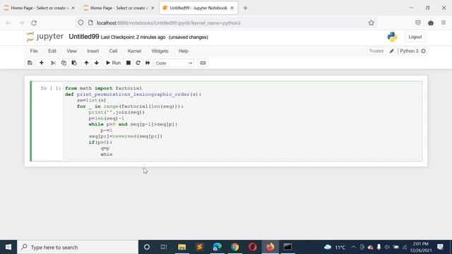 Python Program to Print All Permutations of a String in Lexicographic Order without Recursion смотреть онлайн