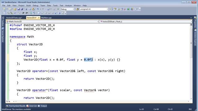 Testing and Implementing Vector Construction and Addition смотреть онлайн