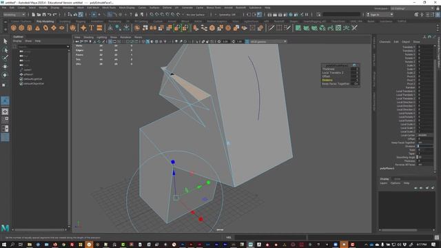 Extrude Along Curve In Maya смотреть онлайн