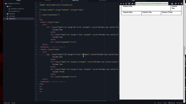 Foundation for Emails Grids and Rows смотреть онлайн