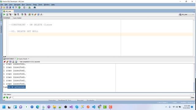 Oracle - Adding a Constraint | Oracle Rename Constraint Name | Rename table Column | Purging Table смотреть онлайн