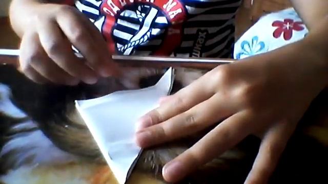 Как сделать кошку из бумаги. смотреть онлайн