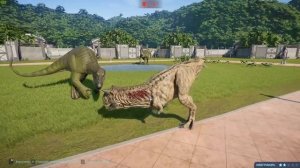 Динозавр БОЕЦ - СМЕРТЕЛЬНАЯ ХВАТКА Jurassic World Evolution