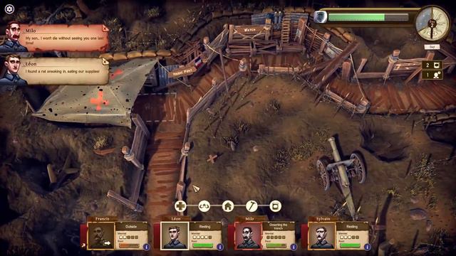 NOTHING IN SIGHT: Lead Four French Soldiers in the Midst of WWI in a Touching Simulation Game смотреть онлайн