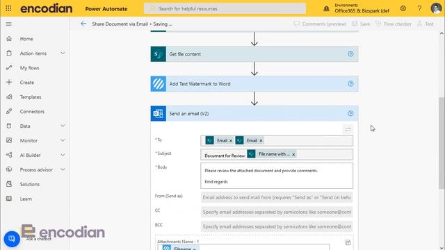 Add Watermarks to Microsoft Word Documents with Power Automate смотреть онлайн