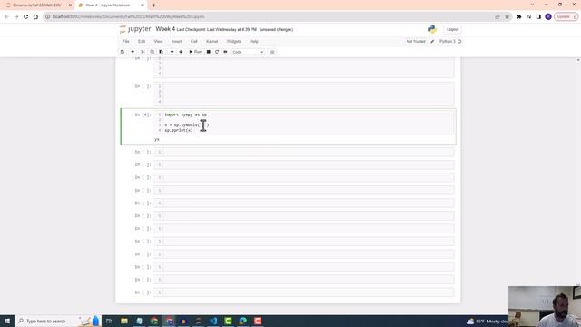 Math 696 - Week 4 - Intro to Sympy - FIXED!! смотреть онлайн